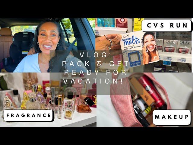 vlog | prepping to go on my anniversary trip and pack my makeup with me