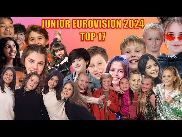 My TOP 17 | Junior Eurovision 2024