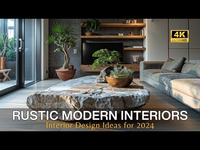 Interior Design Ideas for 2024: Transform Your Living Space with Rustic Modern Interior Decor Guide