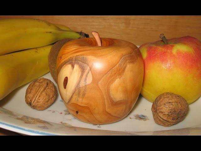 Woodturning - Making a Wooden Apple