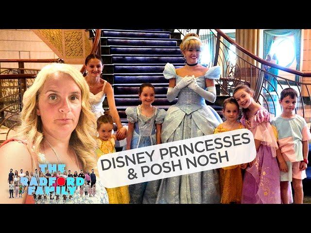 Disney Cruise Day 2 - Disney Princesses & Posh Nosh | The Radford Family