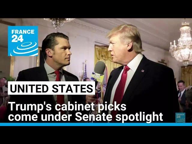 Trump's controversial pick for defence secretary faces crucial US Senate hearing • FRANCE 24