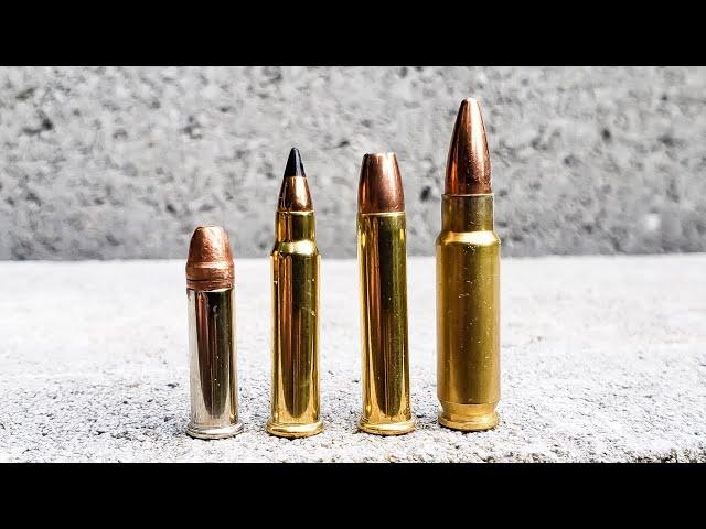 22lr vs 17hmr vs 22mag vs 5.7x28mm - CONCRETE