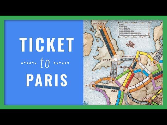 Ticket to Ride with Max | Max travels from London to Paris! (with subtitles)