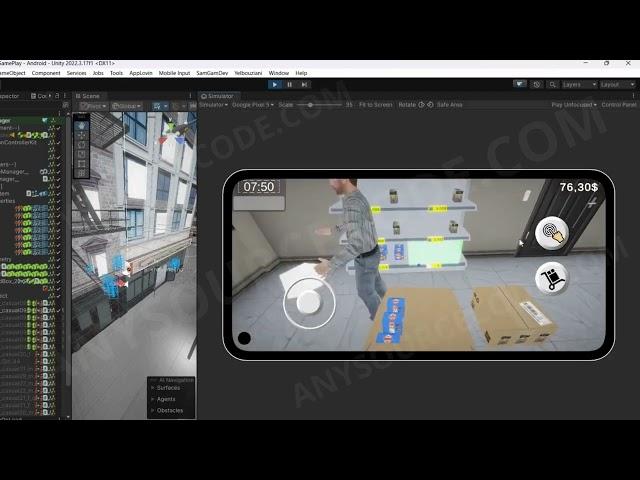 Supermarket Simulator Unity Game Source Code #unity #unity3d #unitydev #unitydeveloper #sourcecode