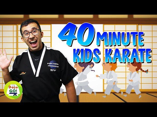 40 Minute Kids Karate Lesson | Dojo's Missing White Belt! | Dojo Go (Week 32)