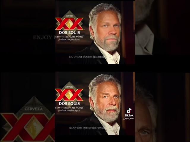 DOS EQUIS #beer #dosequis #mostinterestingman #mostinterestingmanintheworld #morphing #facemorph