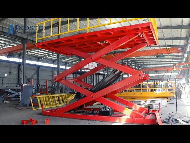 Big platform Scissor lift platform from NOSTEC