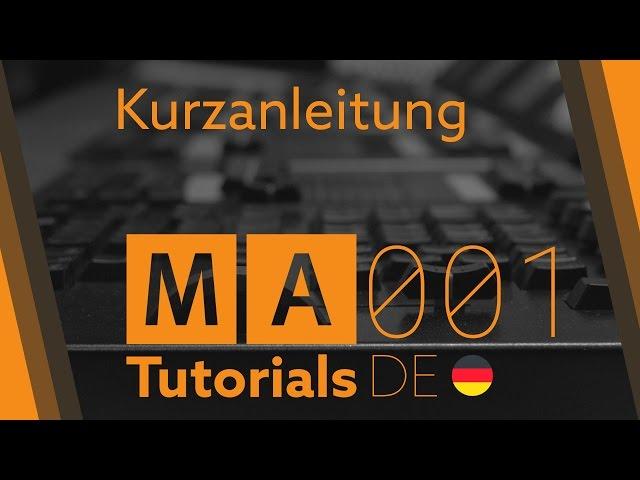 GrandMA2 Tutorials | 1 - Kurzanleitung - Deutsch