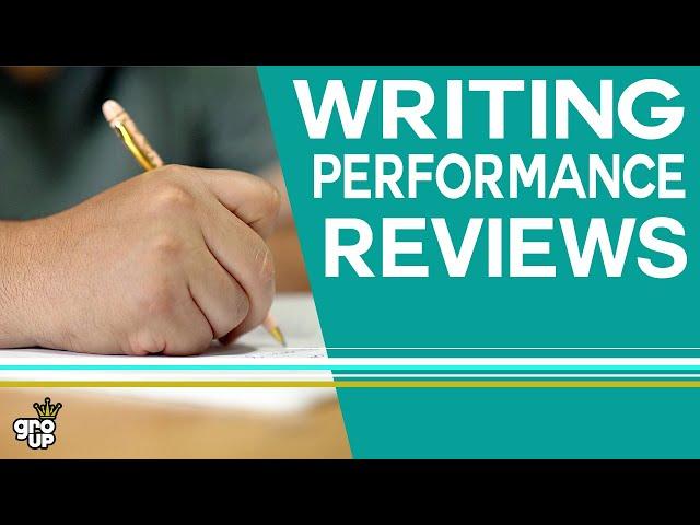 Writing your Employee Performance Reviews