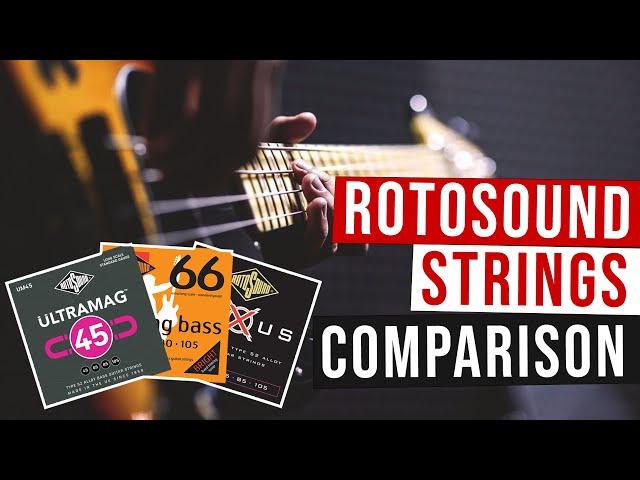 Rotosound Bass Strings Comparison: Ultramag VS Swing Bass VS Nexus