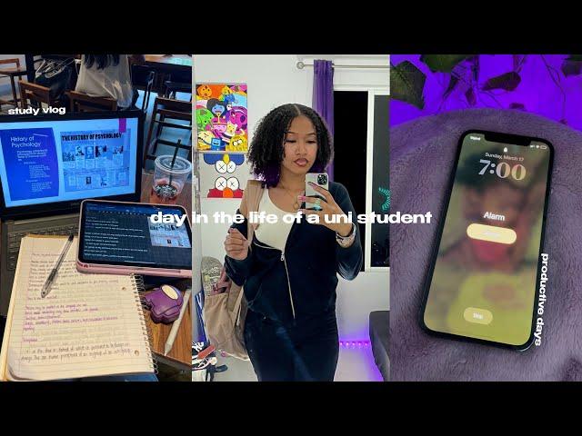 realistic day in the life of a uni student (study vlog + busy uni days + productive habits + more)