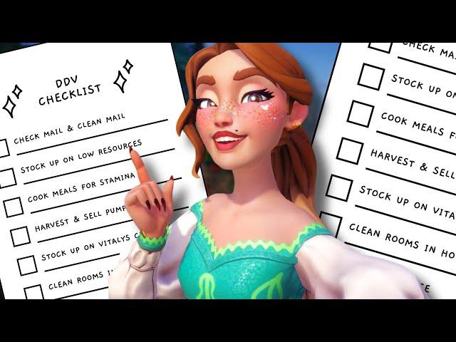 Checklist Challenge: Cleaning Up in Disney Dreamlight Valley