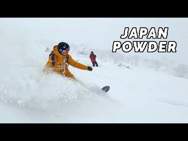 Snowboarding the DEEPEST Powder Stash in Japan