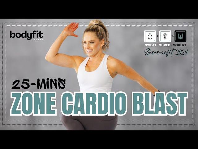 25-Minute Zone Cardio Blast Workout - SCULPT DAY 12