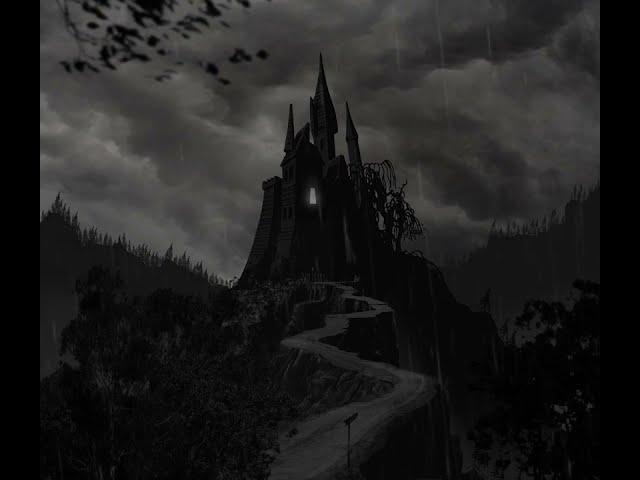 Matte painting 1930's Universal Horror film style Logo...