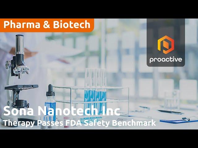 Sona Nanotech achieves key safety milestone for gold nanorod therapy platform