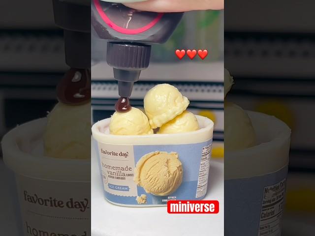 Let’s make ICE CREAM! ️ Target@officialminiverse Make It Mini #miniverse #miniature #shorts