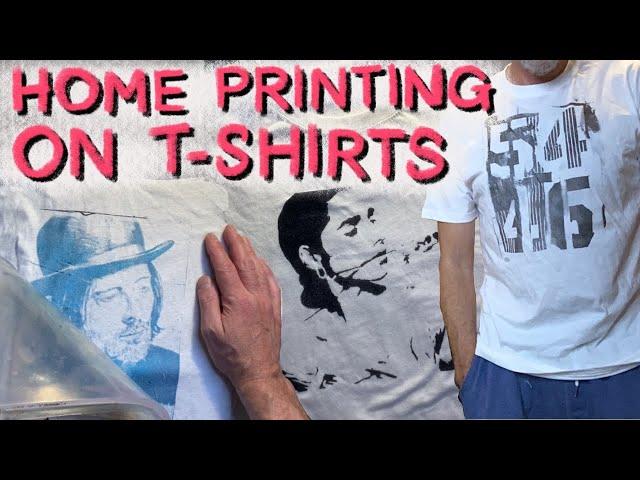 IT WORKS! T-Shirt printing with Gel Plates