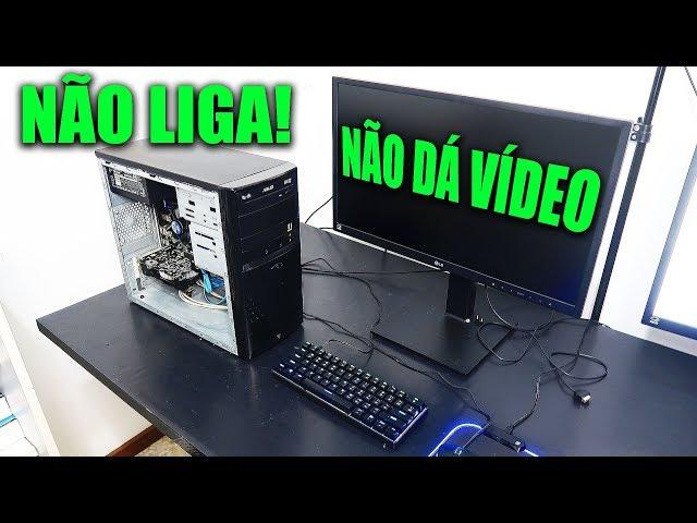 COMPUTADOR NÃO LIGA E NÃO DÁ VÍDEO, 5 SOLUÇÕES EM CASA