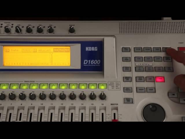 Video tutorial Korg d1600 parte 2