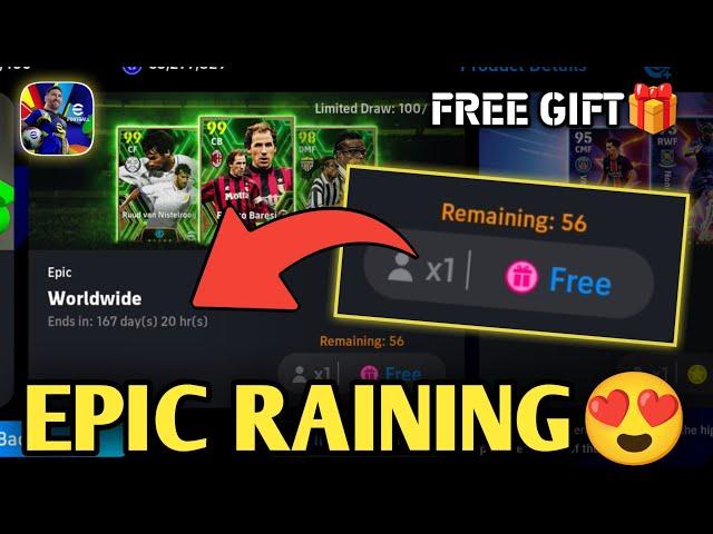 Epic Raining  • 56x FREE Tries Pack Opening in eFootball 2025