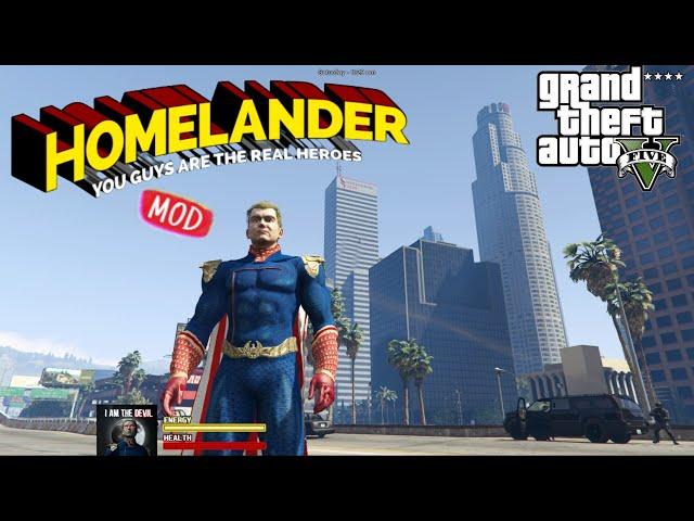 How To Install Homelander Mod In GTA 5 2021 Tutorial