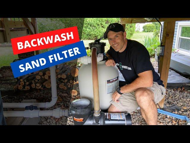 How to backwash  a sand filter on your pool