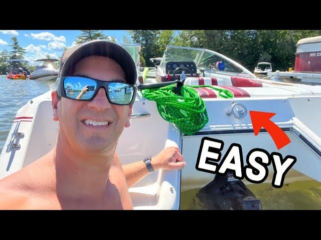 How To Tie Water Ski Rope To Boat