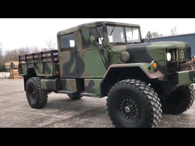 SOLD!!! M35A2 DEUCE & HALF 4 DOOR 4X4 MILITARY TRUCK