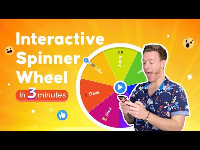 Make a Free Interactive Spinner Wheel Game in 3 Minutes (No Coding)!