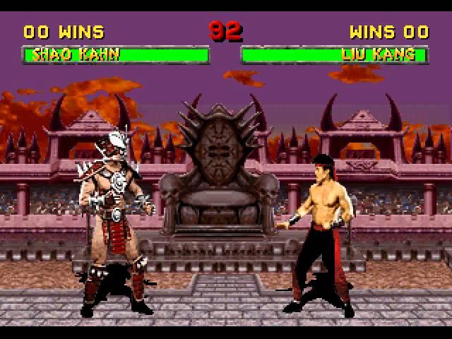 Mortal Kombat 2 [Saturn] - play as Shao Kahn (demonstration)