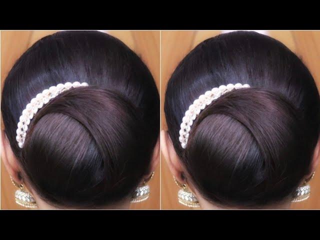 New Juda Hairstyle For Girls! Indian Hair Style Girl Simple and Easy | Simple Hairstyle For Girls