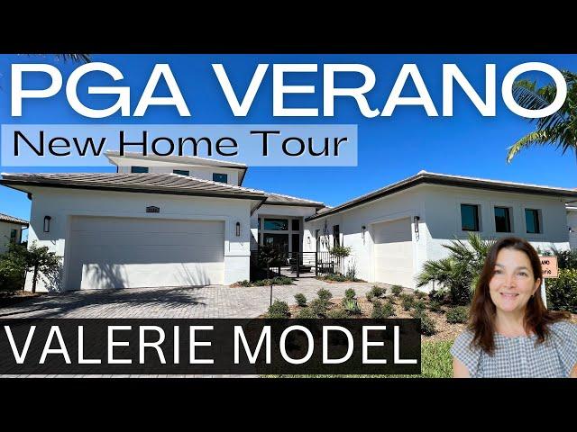 PGA VERANO NEW MODELS - THE VALERIE NEW HOME TOUR IN PORT SAINT LUCIE, FLORIDA