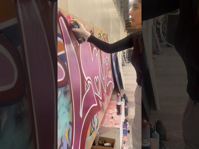OIL PAINTER TRIES GRAFFITI  #artchallenge