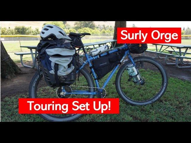 Surly Ogre Bike Touring Set Up! Cycling from California to Nicaragua.