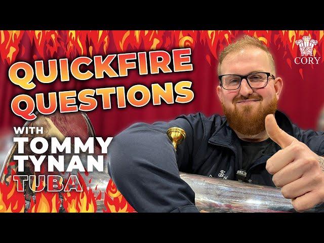 Quickfire Questions  with Cory Band Principal Eb Tuba, Tommy Tynan.