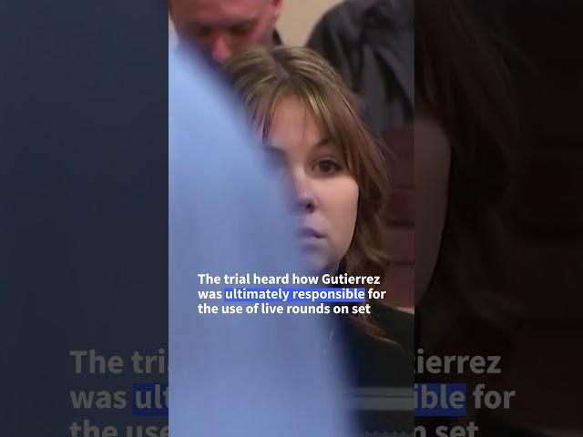 'Rust' armorer found guilty over deadly on-set shooting | AFP #shorts