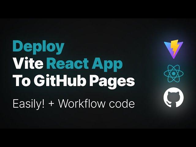 Deploy Vite React App to GitHub Pages (2024)