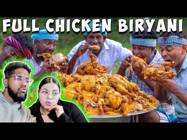 FULL CHICKEN BIRYANI | VILLAGE COOKING CHANNEL REACTION!