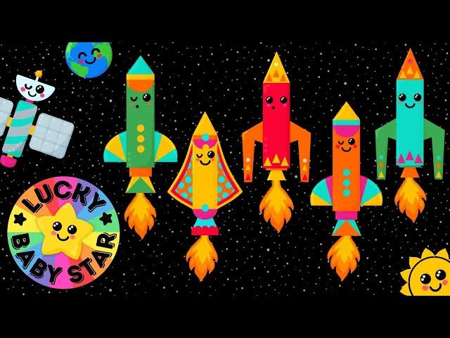 Dance Along with Space Rockets Disco Party  - Fun Baby Sensory 🪐