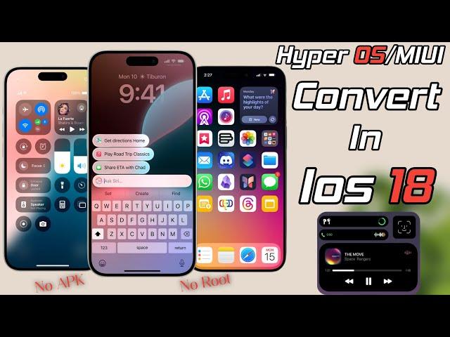 Real iOS 18 iPhone Theme For HyperOS + Miui  | The Most Requested iOS Setup For Xiaomi Phones 