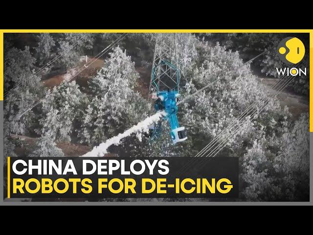 China: Robots Deployed For De-Icing On Power Lines | World News | WION