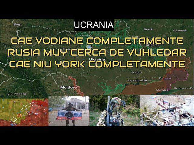 COLAPSA EL Sur de Donetsk.Cae Vodiane.Rusia A las Puertas De Vuhledar.Caída Total de Niu York.