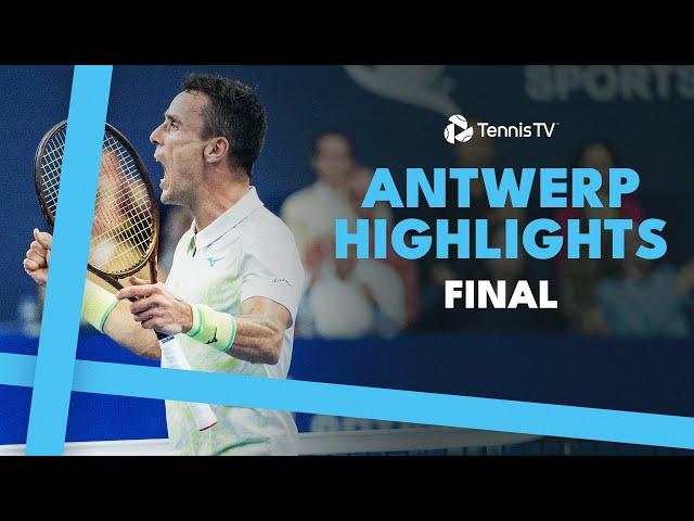 Roberto Bautista Agut vs Jiri Lehecka For The Title  | Antwerp 2024 Final Highlights