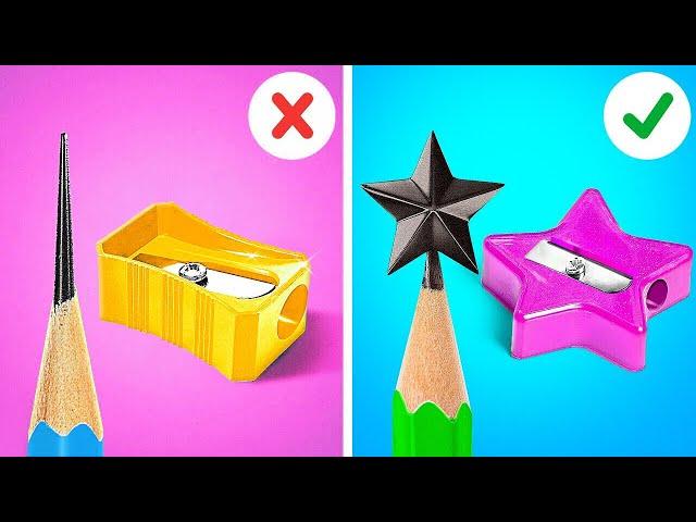 Creative DIY School Hacks & Viral Tricks | Simple Crafts to Make School Life Easier by 123 Go Like!