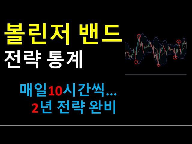 EP.01볼린저밴드 전략 하나에 영혼을 갈아 넣었습니다.