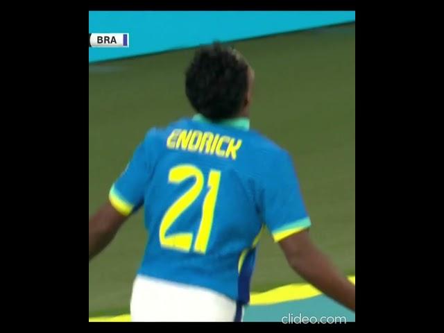   ENDRICK SCORES FOR BRAZIL AT WEMBLEY!