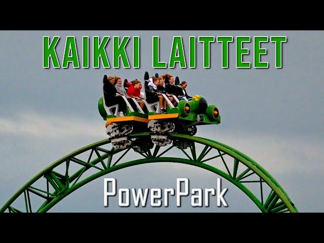 PowerPark kaikki laitteet 2023 +pituusrajat