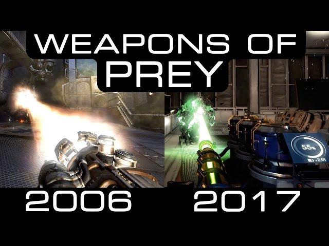 Prey 2006 vs 2017: All Weapons Compared